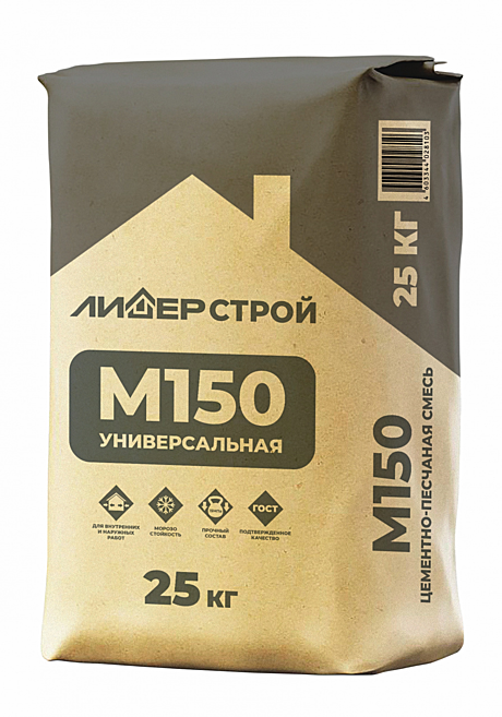 Смесь сухая строительная М-150 25кг