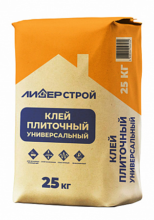 Клей плиточный ЛИДЕР-СТРОЙ 25кг