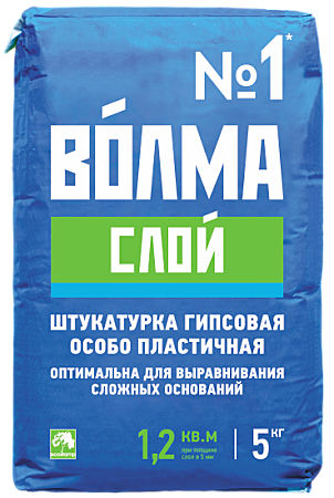 Штукатурка гипсовая Волма слой 5кг
